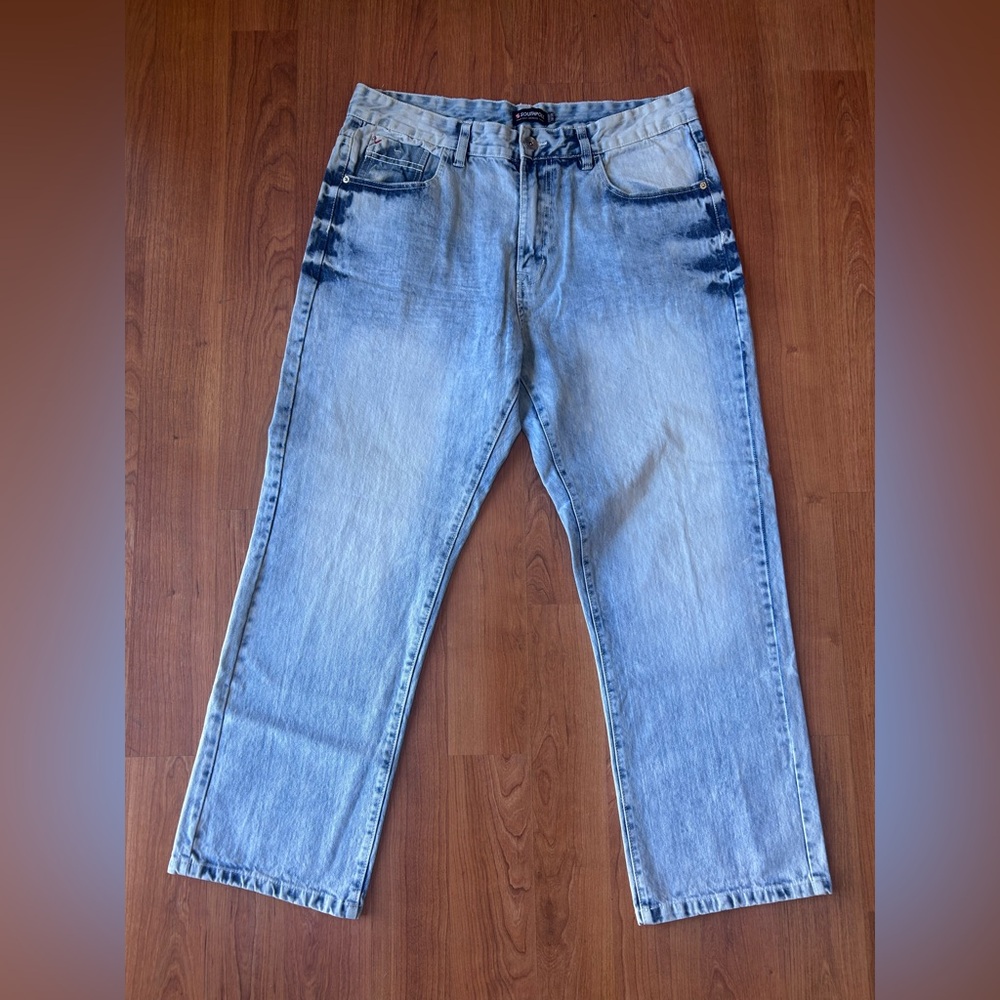Y2K Southpole Jeans 38x30 Light Stonewash